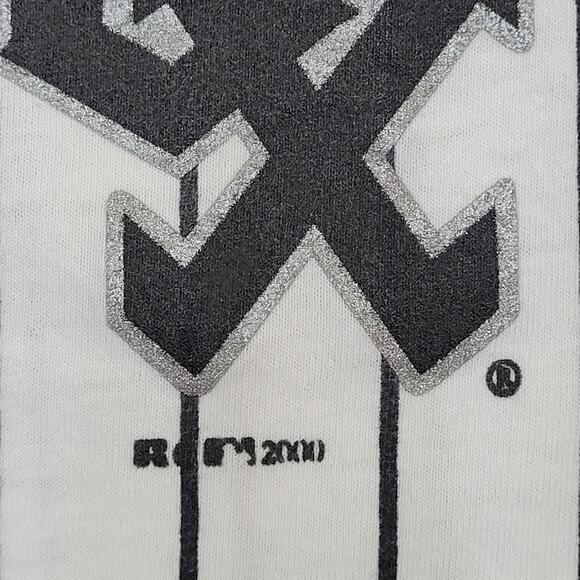 Vintage Chicago White-Sox Henley Shirt XL 23x29 Striped - Picture 8 of 13